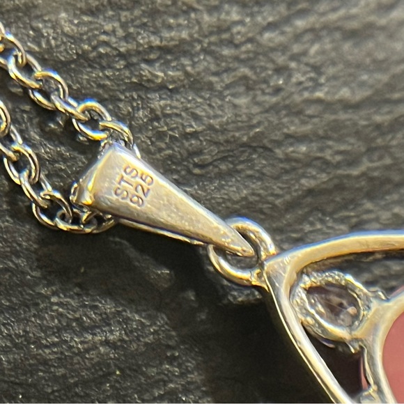 Pink Fluorite and Rose Quartz 20” Necklace - Picture 8 of 10